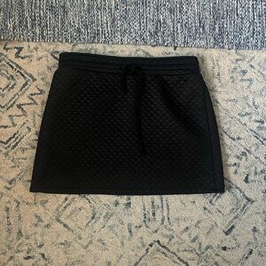 Cute sporty mini skirt black